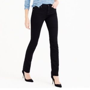 J. Crew Factory Matchstick Slim Straight Leg Jean Pitch Black 29 R